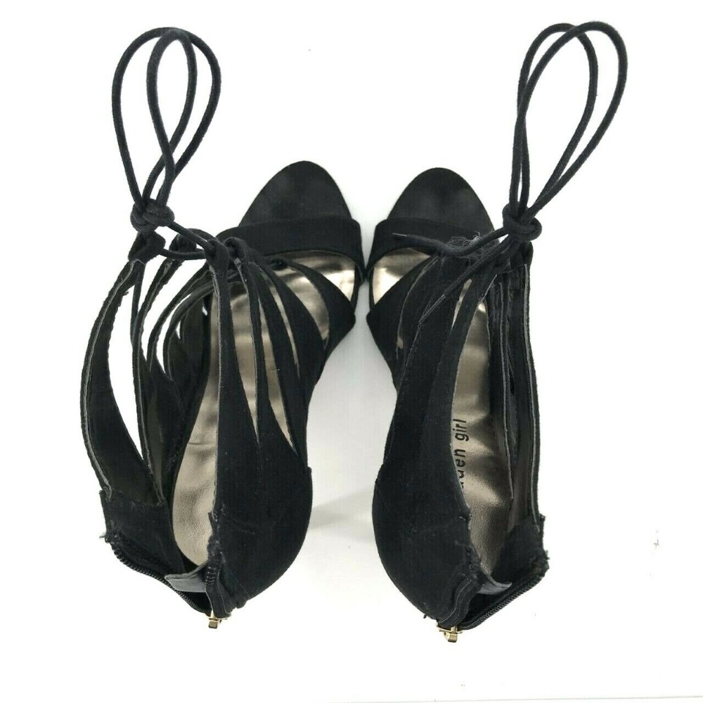 Madden Girl Raceyyy Open Toe Lace Up Heels Size 9M - Picture 6 of 8